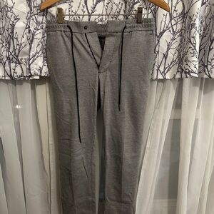 Men’s Houndstooth Pleated Trousers (Express)